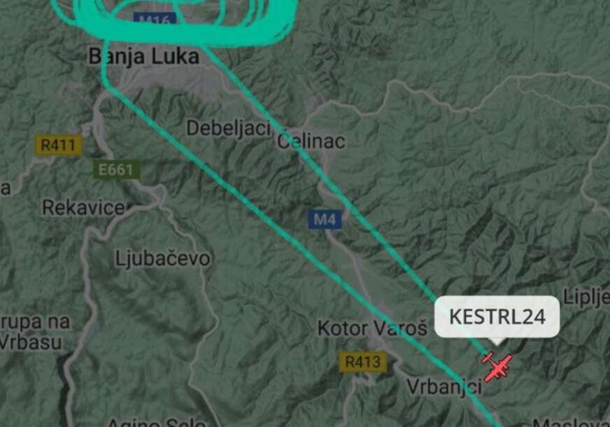 (FOTO) Misteriozna letjelica se vratila u Sarajevo: Britanski avion letio je oko Banjaluke više od 20 PUTA