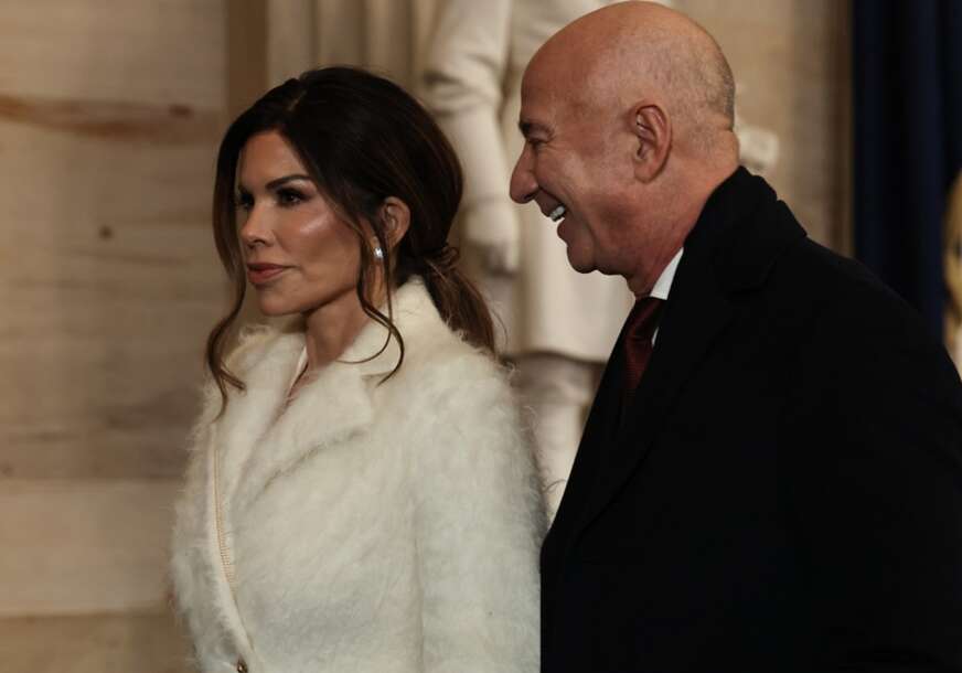 Loren Sančez i Džef Bezos na Trampovoj inauguraciji