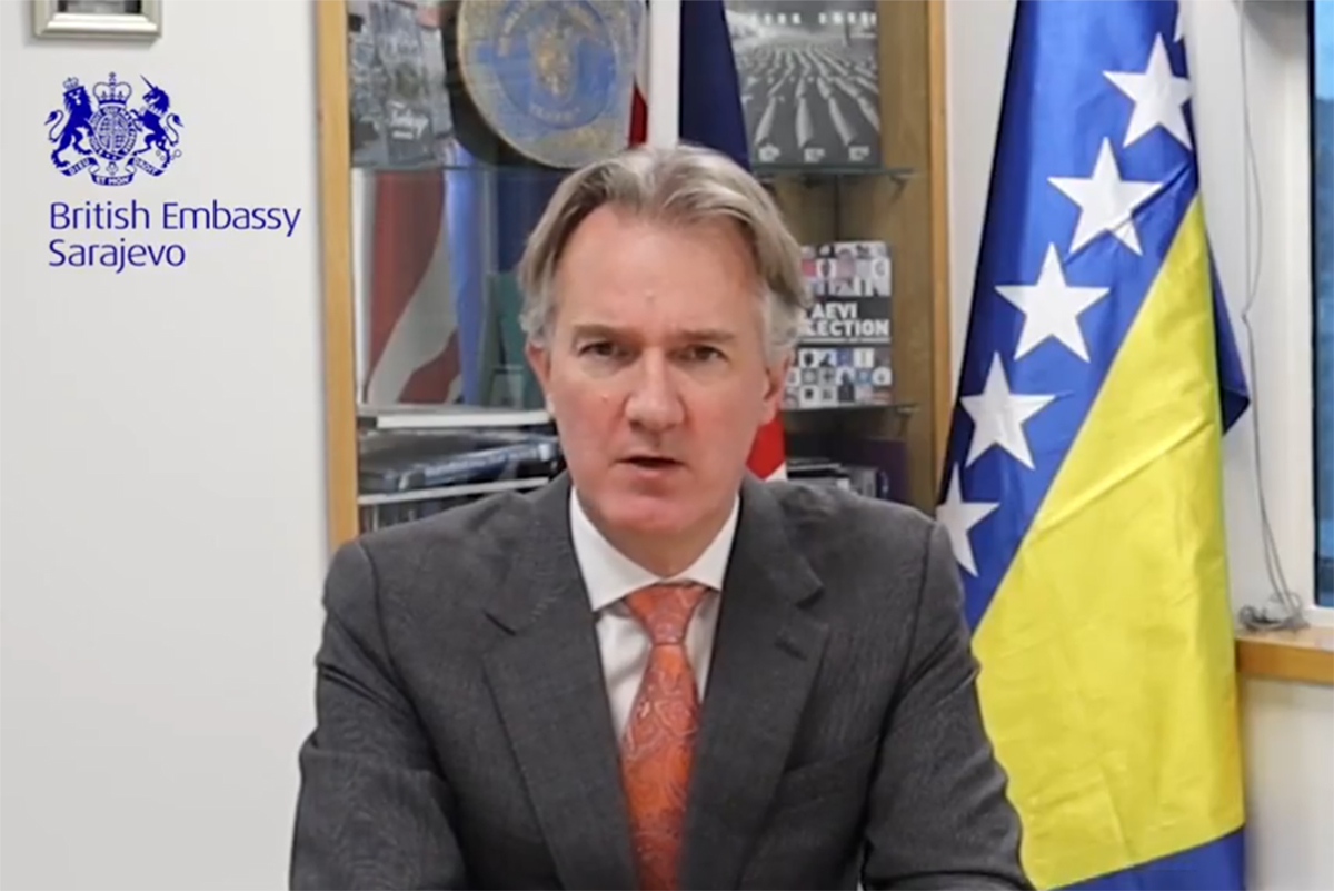 Džulijan Rajli pozdravio imenovanje v.d. predsjednika Republike Srpske