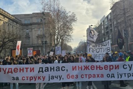 “Mašinci protiv mašinerije” Studenti pružili PODRŠKU INŽENJERIMA i njihovim zahtjevima