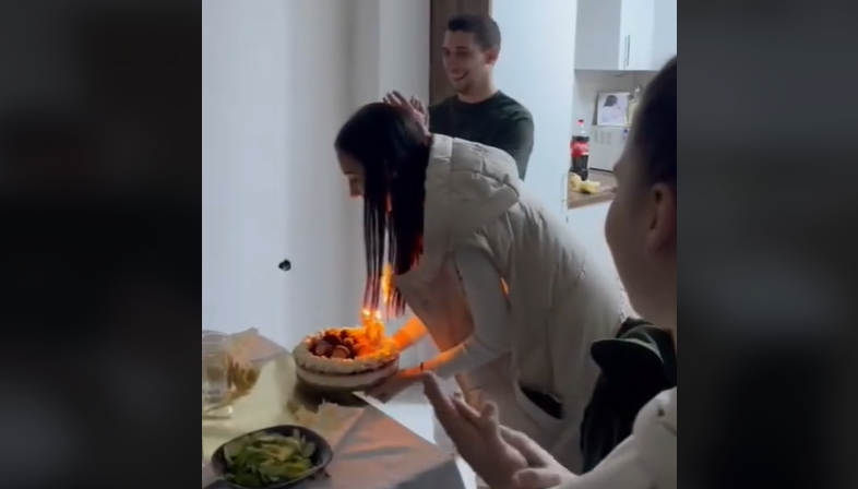 (VIDEO) "Šta može da se desi" Tamara iznijela TORTU pa nastao PAKAO, a reakcija momka sve ŠOKIRALA