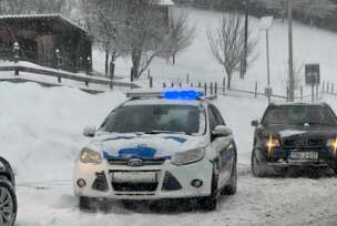 otežan saobraćaj zbog snijega na putu Pale - Jahorina