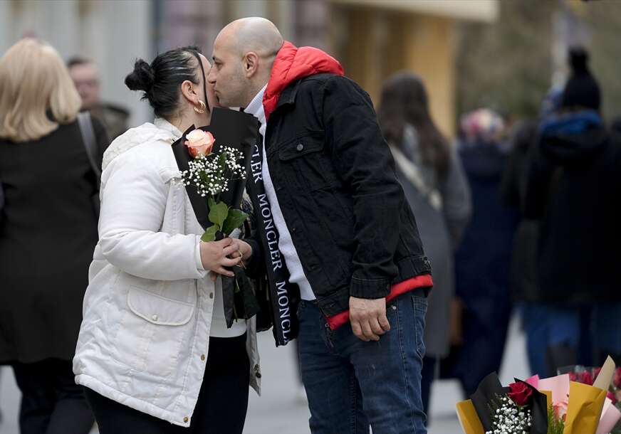 valentinovo na ulicama sarajeva