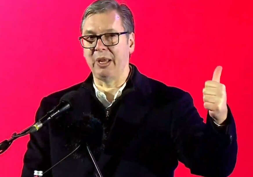 Aleksandar Vučić u Sremskoj Mitrovici na Sretenje