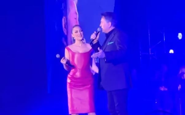 Halid Muslimović i Aleksandra Prijović