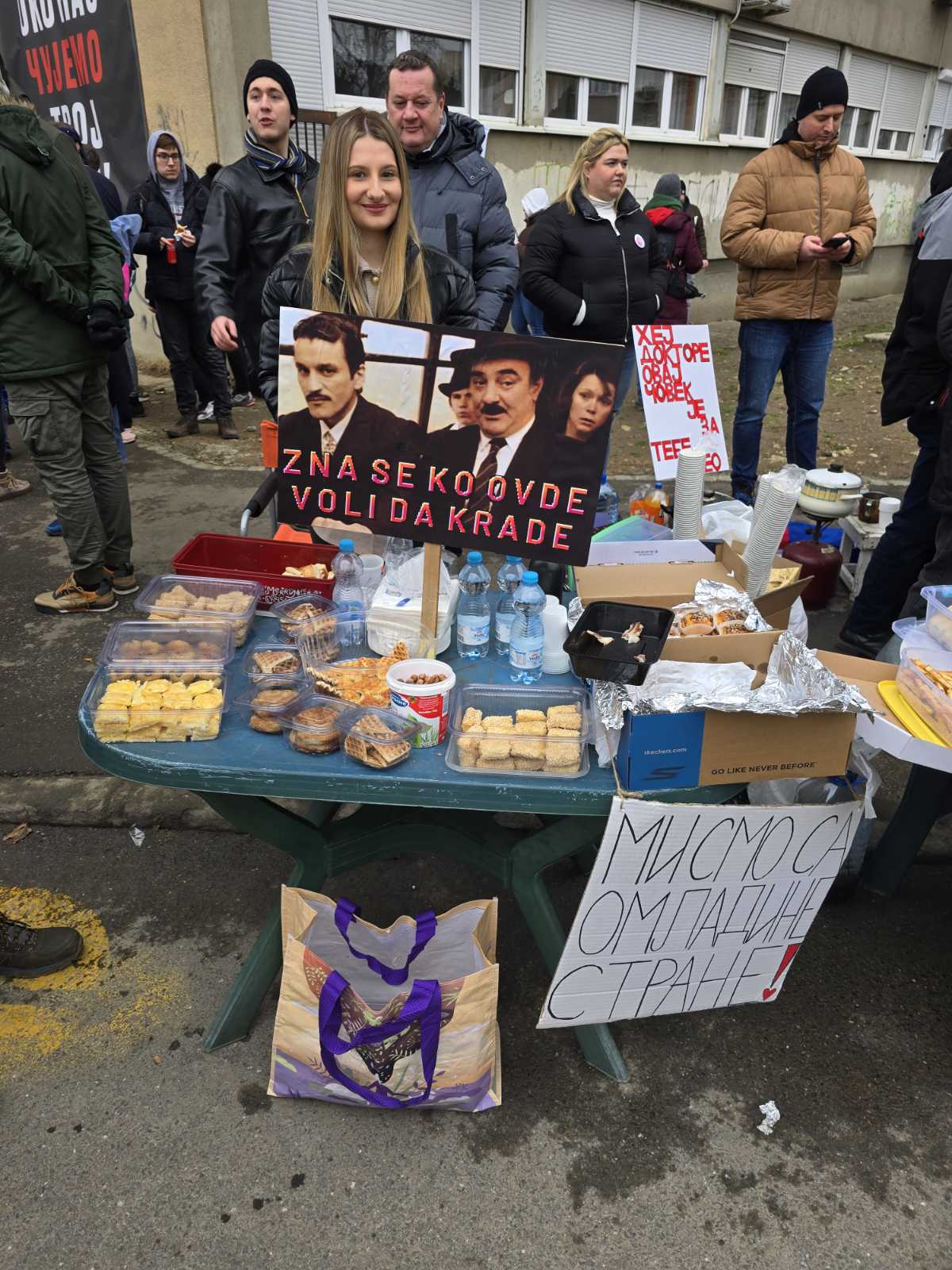 studentski protest u Kragujevcu, na Sretenje