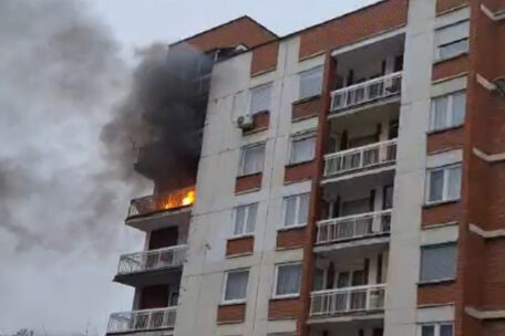Filmska scena u Milićima: Stanari zgrade UGASILI POŽAR, ovako se sve odigralo