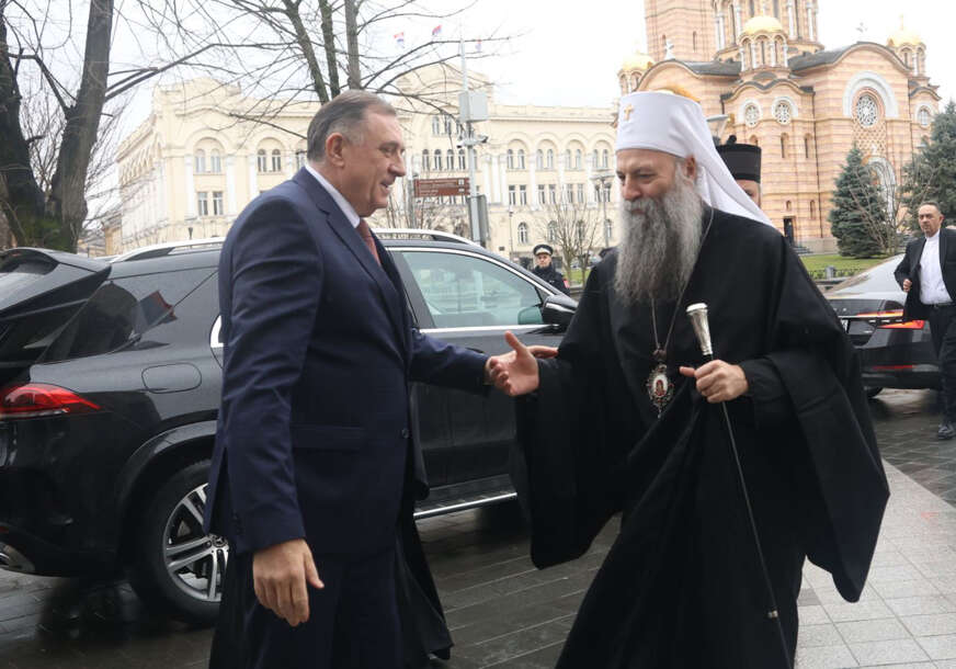 Patrijarh Porfirije i Milorad Dodik