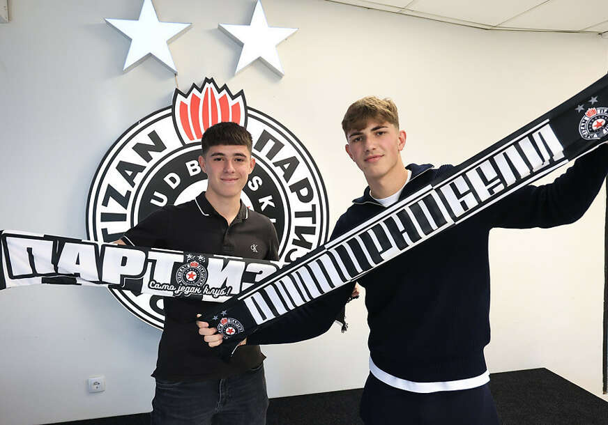 Zalog za budućnost u Humskoj: Partizan potpisao 2 fudbalera iz Omladinske škole