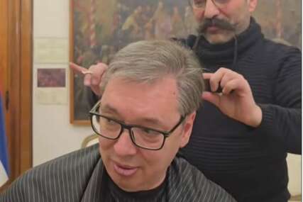 Aleksandar Vučić kod fizera