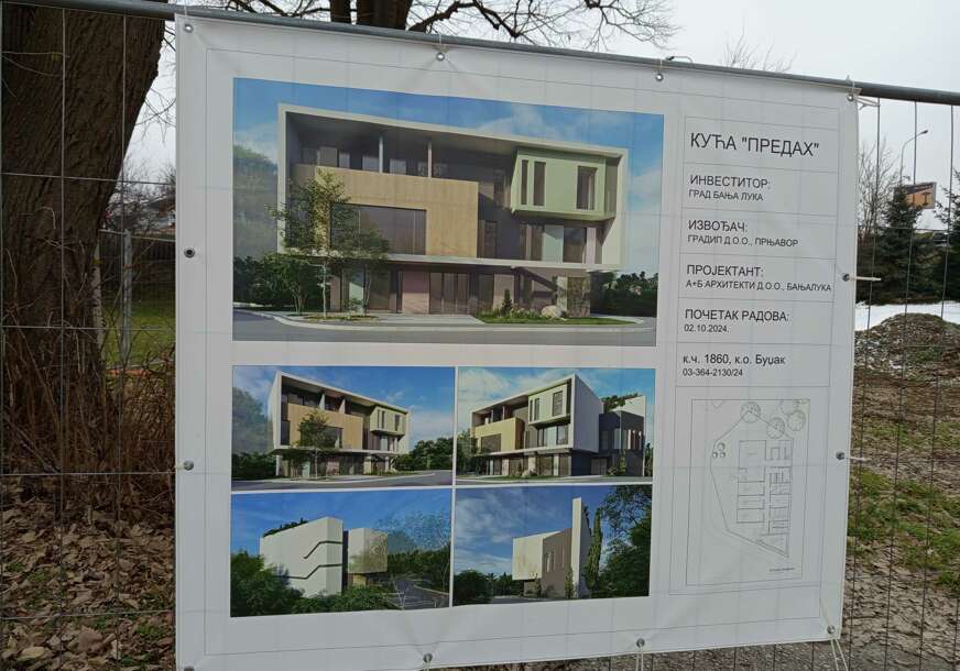 Druga faza radova: Grad planira da izdvoji još 1,5 miliona KM za kuću "Predah"