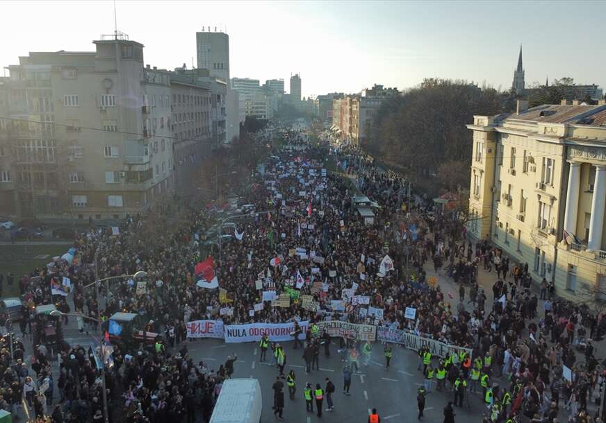 studentski protest u Novom Sadu