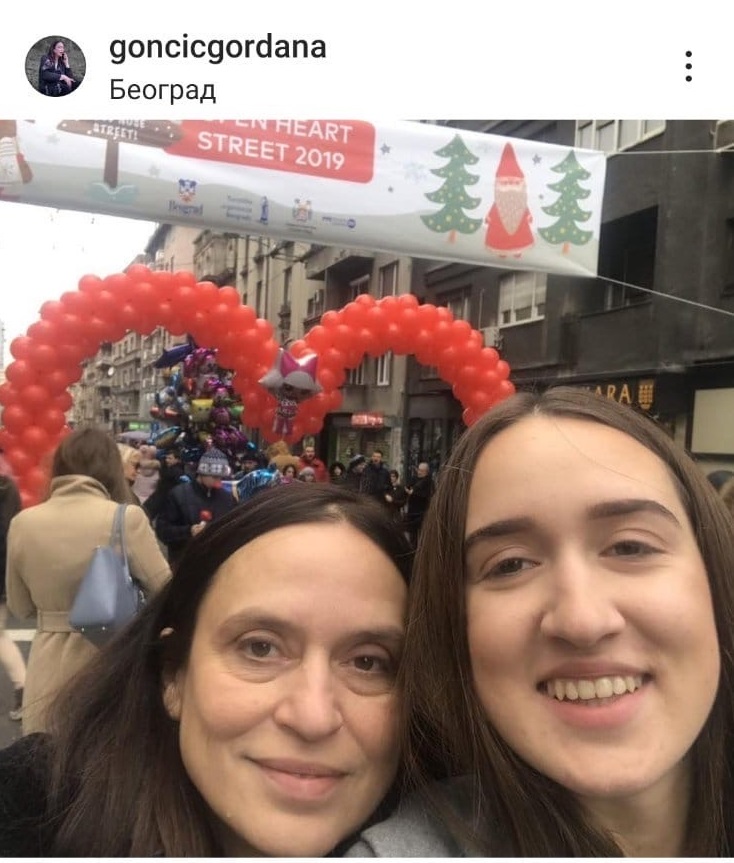 Aleksandra Goncić sa majkom Gordanom Goncić
