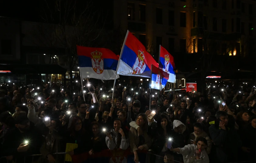 (VIDEO) VELIKO INTERESOVANJE Svjetski mediji uživo prenose doček studenata u Beogradu