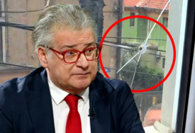 (FOTO) Oglasila se policija nakon uviđaja: Dragan Milić prijavio pokušaj atentata, prozor doktora  oštećen navodno projektilom