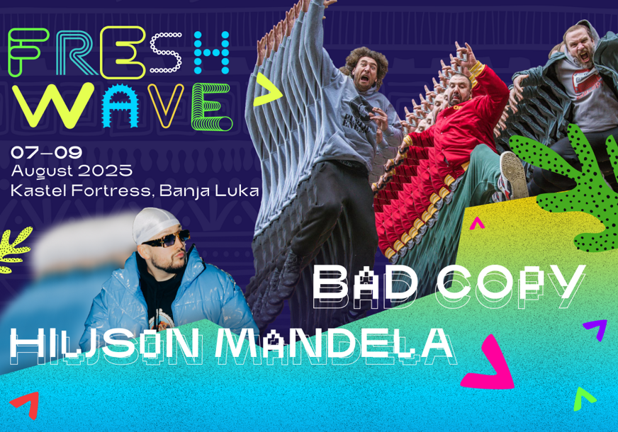 (FOTO) Freshwave 2025. najavljuje: Kultni Bad Copy i trap zvijezda Hiljson Mandela stižu u Banjaluku!