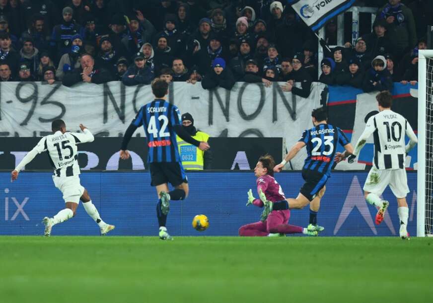 detalj iz meča Juventus - Atalanta