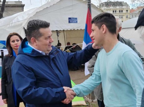 Nenad Stevandić u Pionirskom parku