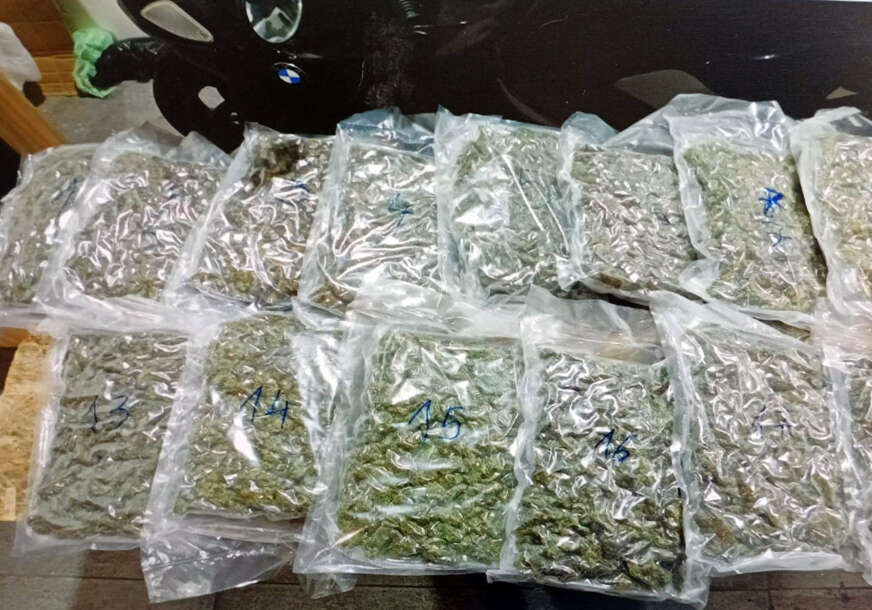 (FOTO) Droga pronađena u gepeku automobila: Na graničnom prelazu Batrovci ZAPLIJENJENO 11 KILOGRAMA MARIHUANE