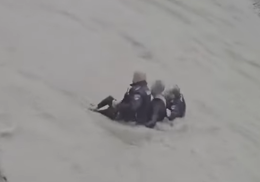 Akcija spašavanja iz nabujale rijeke Jale