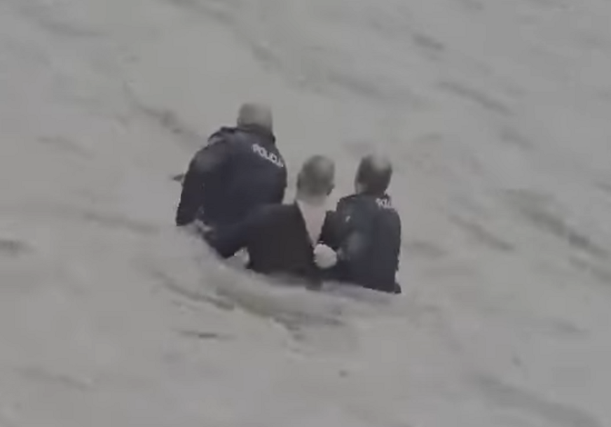 Akcija spašavanja iz nabujale rijeke Jale