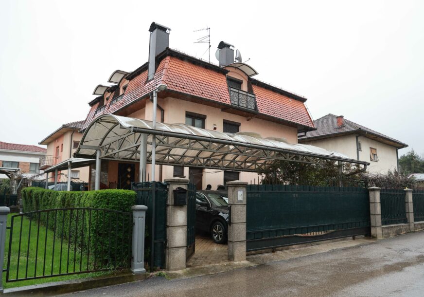 Kuća doktora Gordana Jelića gdje je bačena bomba