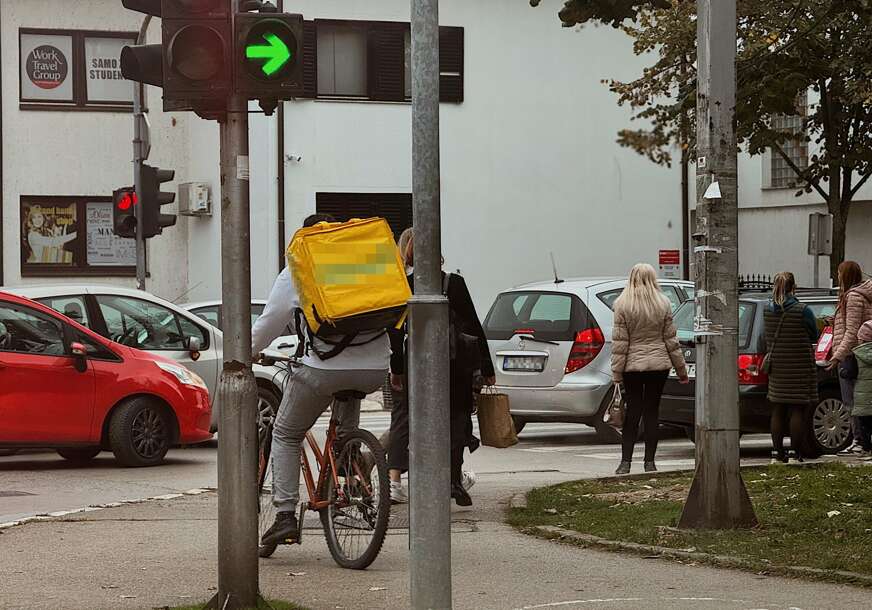 SRAMNA KRAĐA USRED DANA Dostavljač hrane ostao bez električnog bicikla