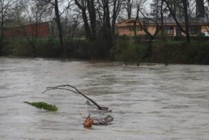 Nabujala rijeka Vrbas u Banjaluci