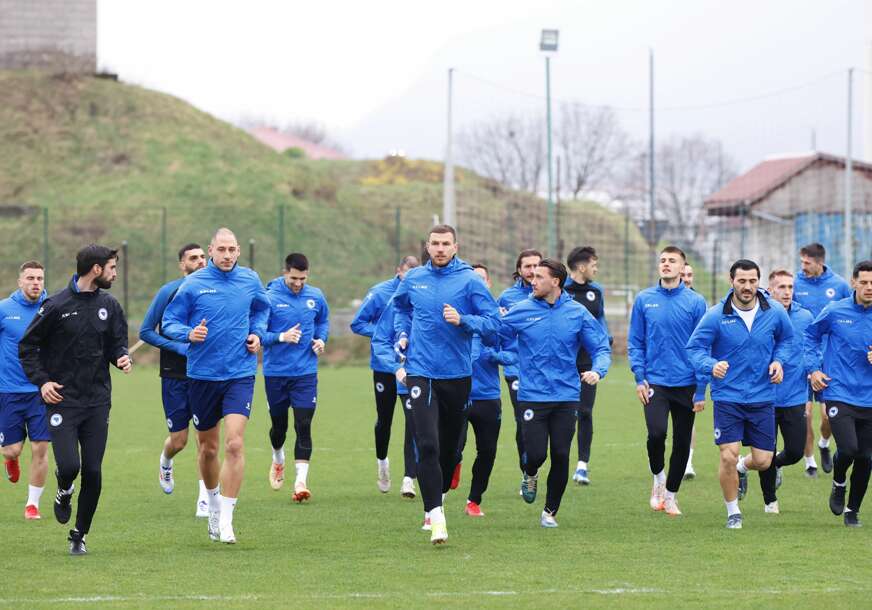 trening fudbalskih reprezentativaca BiH