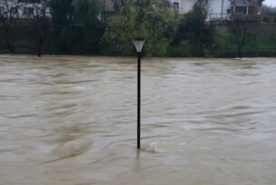 Poplavljena Švedska plaža