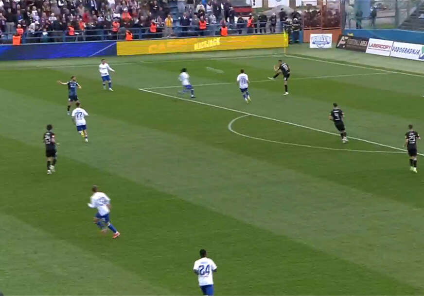 detalj iz meča Varaždin - Hajduk