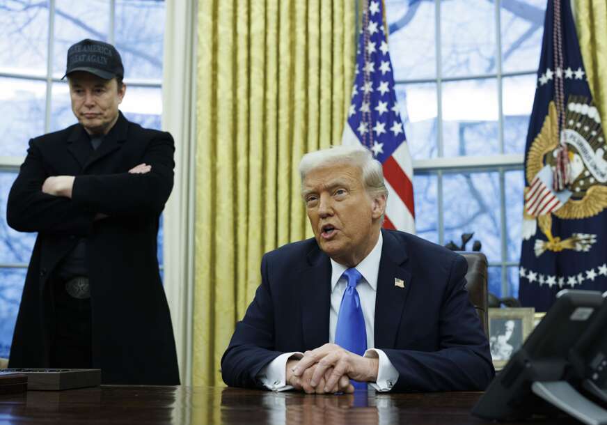 Donald Tramp i Ilon Mask