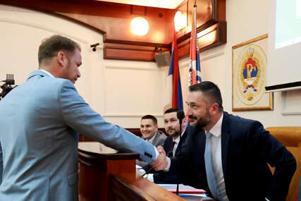 draško stanivuković i ljubo ninković gradonačelnik i predsjednik skupštine grada bl 