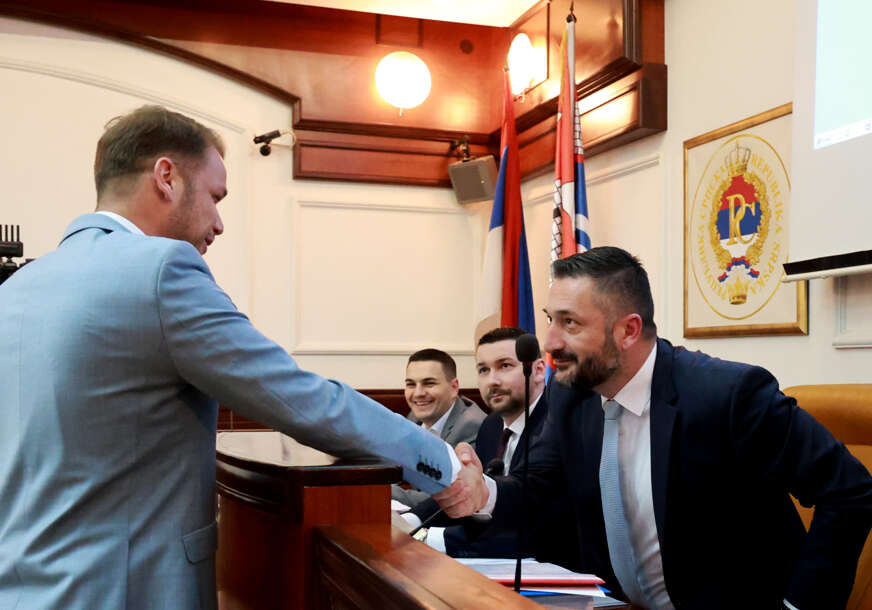 draško stanivuković i ljubo ninković gradonačelnik i predsjednik skupštine grada bl 