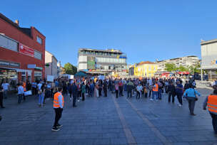 protest radnika Arcelor Mital Prijedor