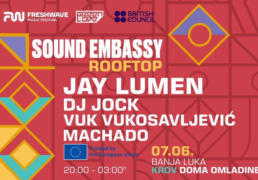 Žurka iznad grada: "Sound Embassy Rooftop" podiže Banjaluku 7. juna