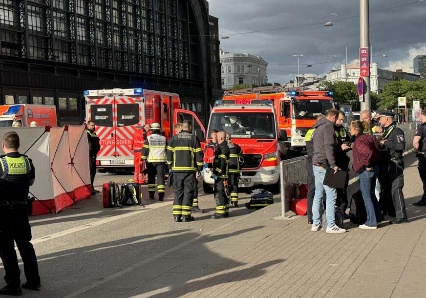 Hamburg, Njemačka, napad nožem