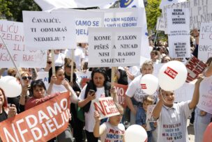 Protest trgovaca u Sarajevu