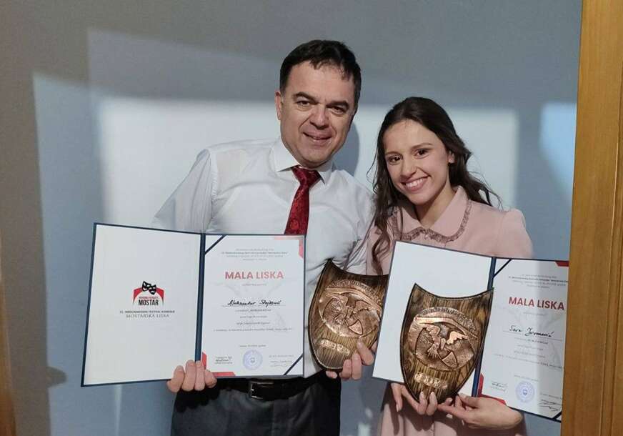 Mostarska publika nagradila talente iz NP RS: Tara Jovanić i Aleksandar Stojković OSVOJILI PRESTIŽNE NAGRADE
