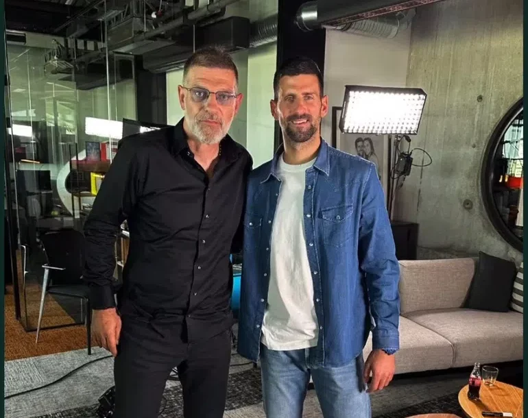 Slaven Bilić i Novak Đoković 