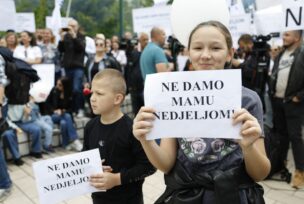 Protest trgovaca u Sarajevu