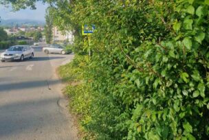 Opasan put kod osnovne škole u Adi