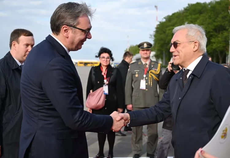 Vučić stigao u Moskvu