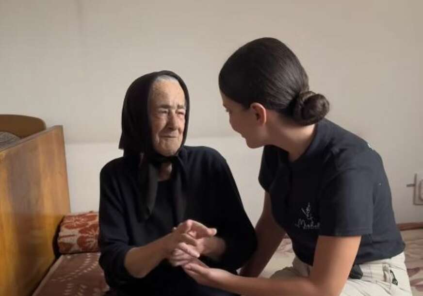 Tamara Misrlić posjetila baku Nevenku (93) u Kozarskoj Dubici