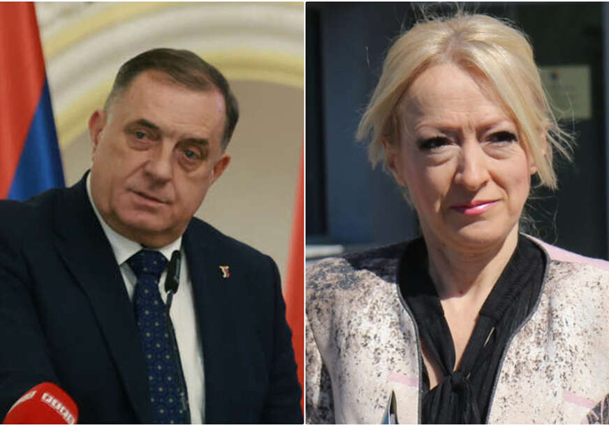 Milorad Dodik i Aleksandra Pandurević