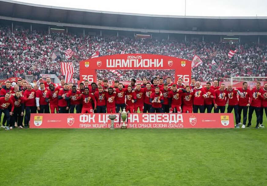Crvenoj zvezdi uručen pehar za osvojenu titulu