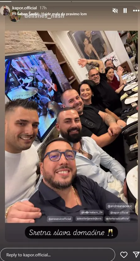 FOTO: KAPOR.OFFICIAL/INSTAGRAM/SCREENSHOT