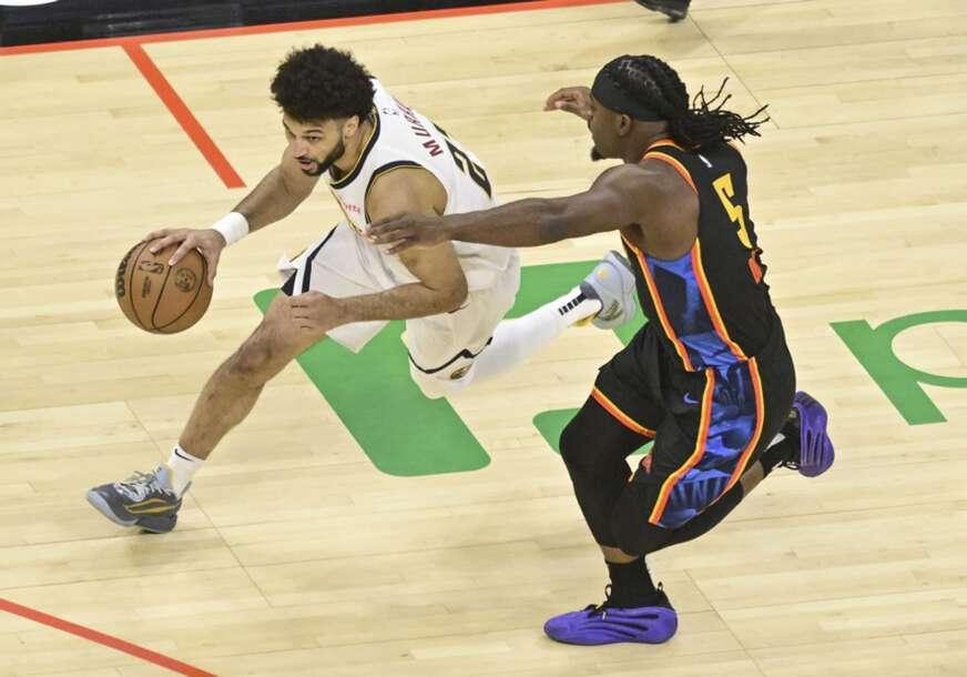 Džamal Marej u akciji na meču Denver - Oklahoma