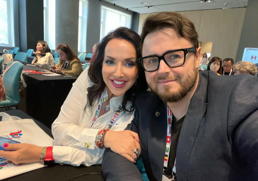 Kenan Mandra i prof. dr Ioanna Batsialou, vodeća europska stručnjakinja za anti-age medicinu, na International Congress of Mesotherapy Experts