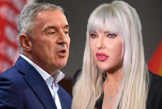 Milo Đukanović i Jasna Milenković Jami